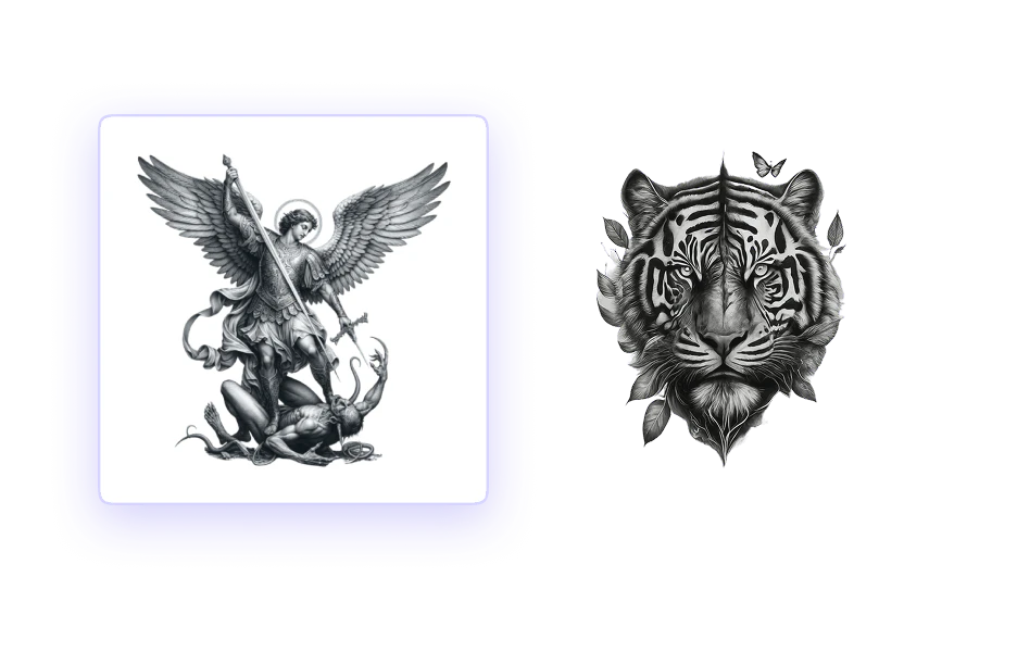 Inkerai high-resolution tattoo download option