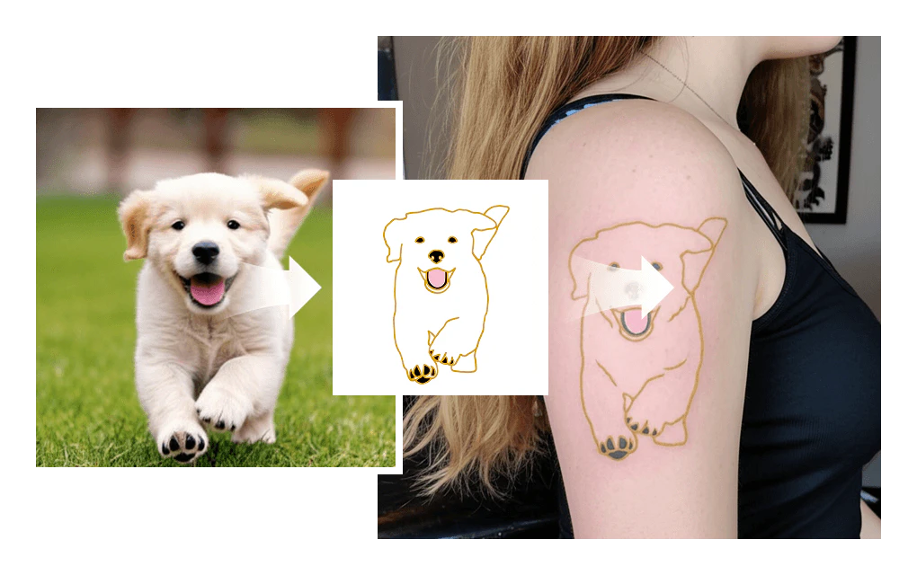 Inkerai tattoo design for personal memories