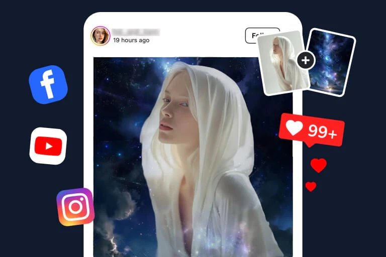 insMind social media creators scenario