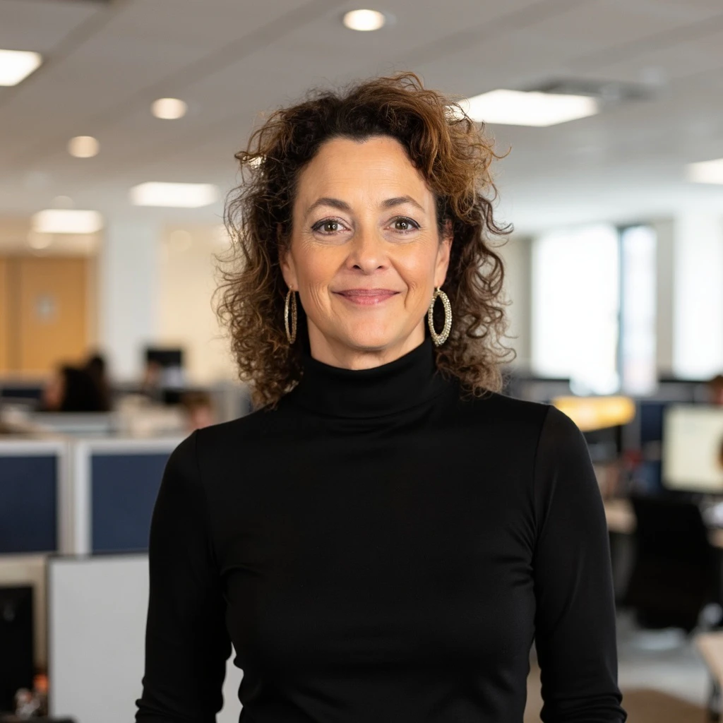 InstaHeadshots showcasing a professional AI headshot