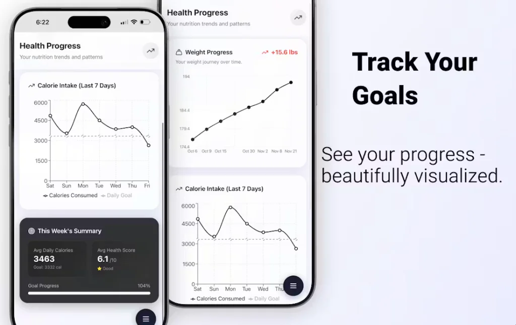 Instakal meal tracking feature