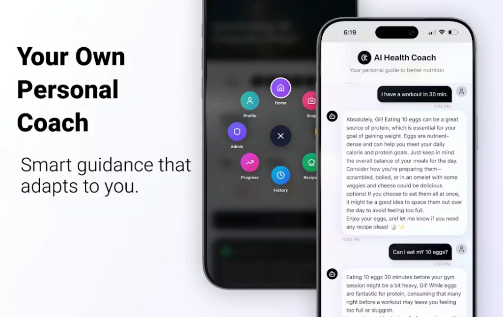 Instakal progress tracking charts