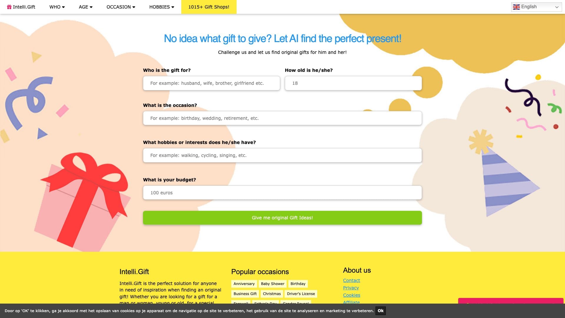 Intelli Gift screenshot