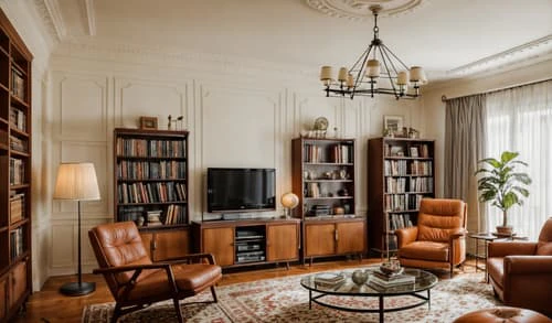 Interiorai retro style example