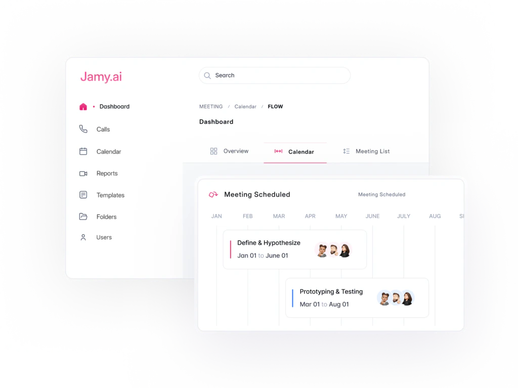 Jamy AI product overview and interface