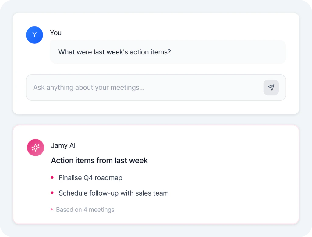 Jamy AI user scenario image for teams