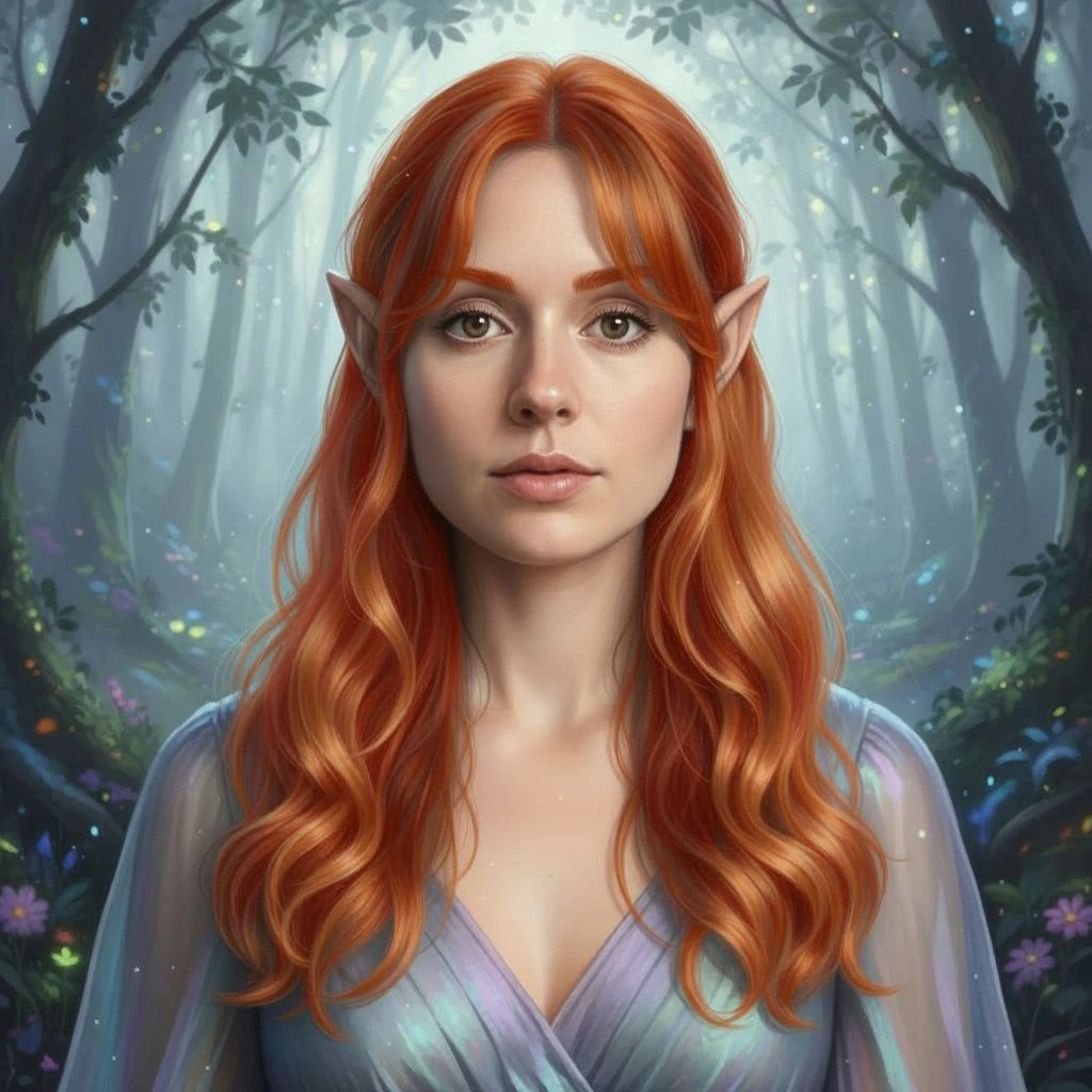 Janus character with different hairstyles