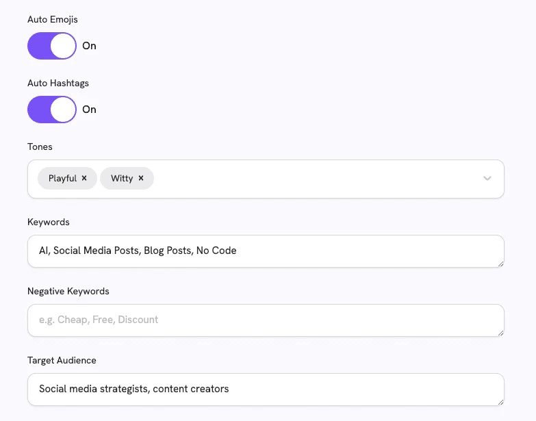 JibeWith advanced options feature demonstration