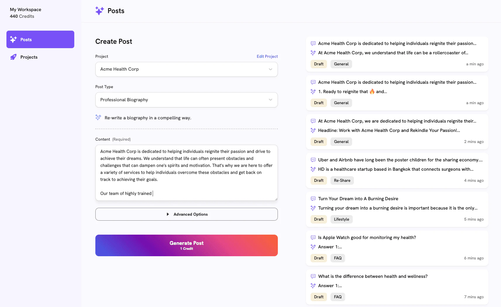 JibeWith product overview interface
