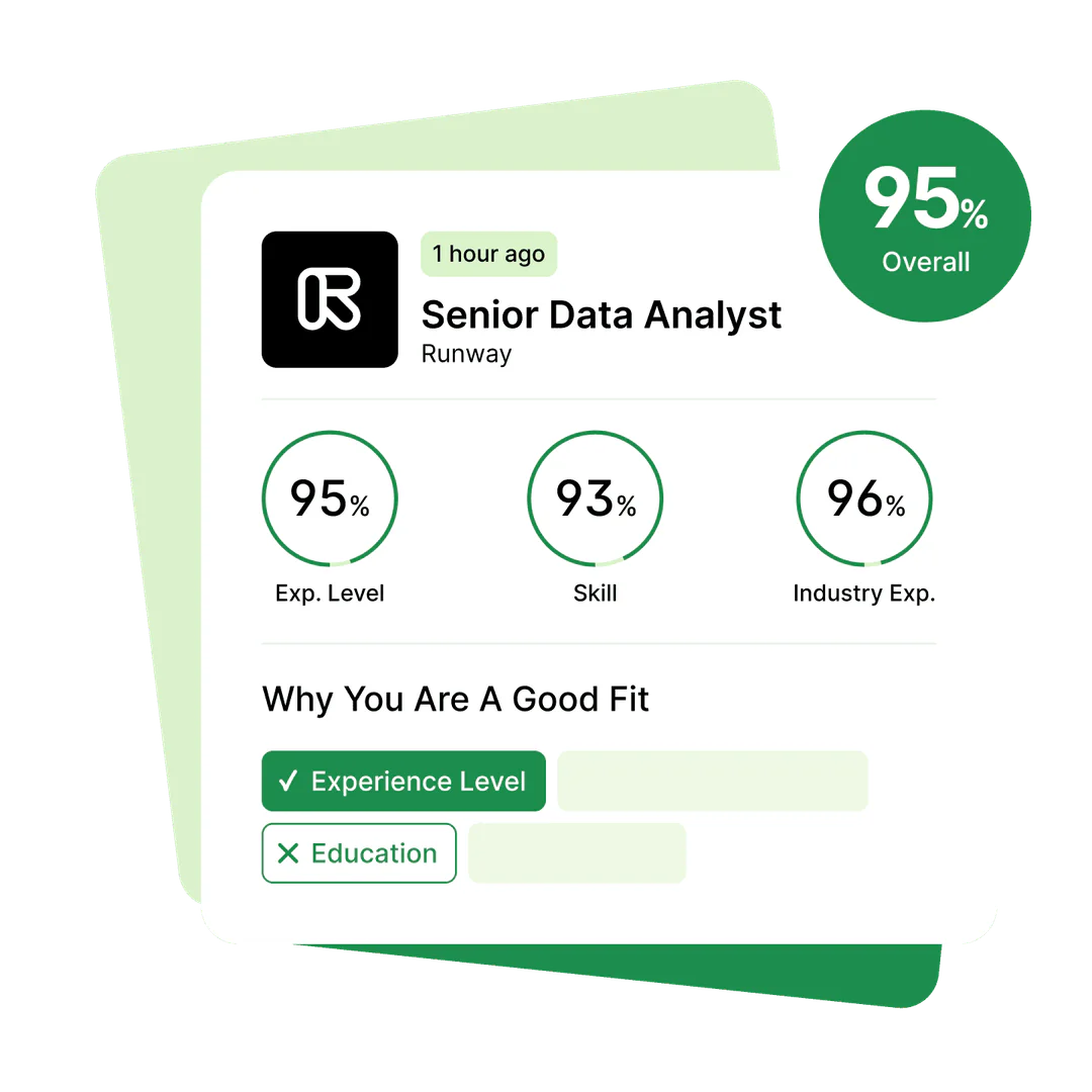 Jobrightai personalized AI job matching interface
