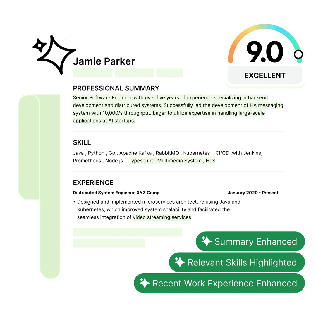 Jobrightai tailored resume generation feature