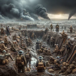 JocondeAI feature demonstration - war scene