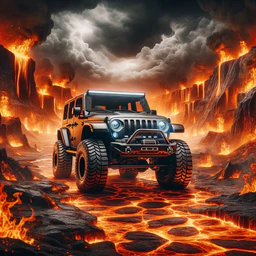JocondeAI use case example - jeep artwork