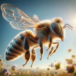 JocondeAI image generation example - bee