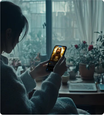 Joinsaint app voice prayers feature