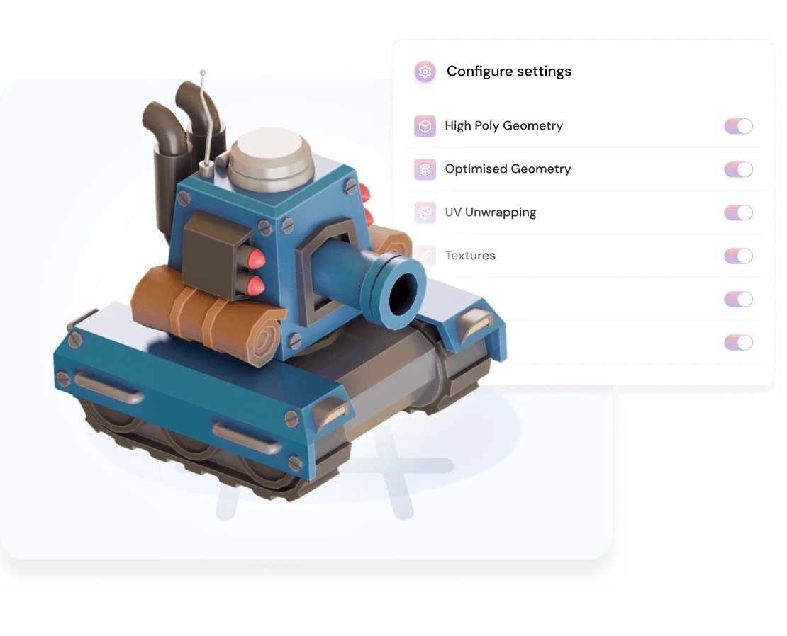 Kaedim asset production quality demonstration