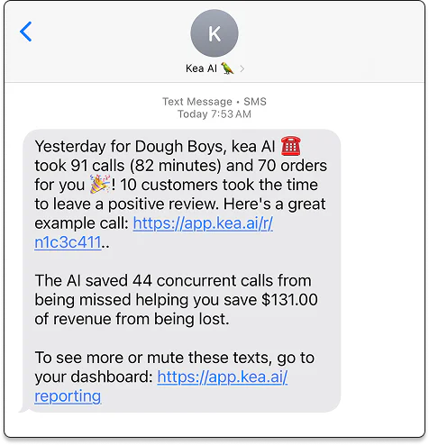 Keaai use case example for daily operations