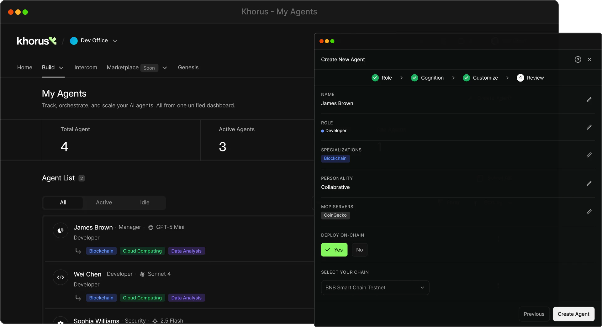 Khorus user scenario image for agent offices