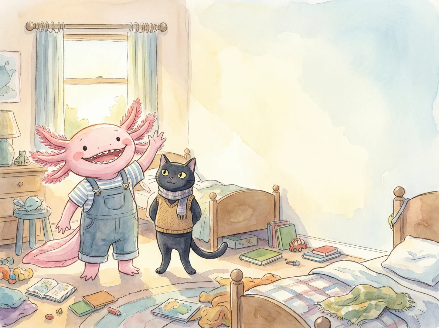 KidBooks illustration for a children's story