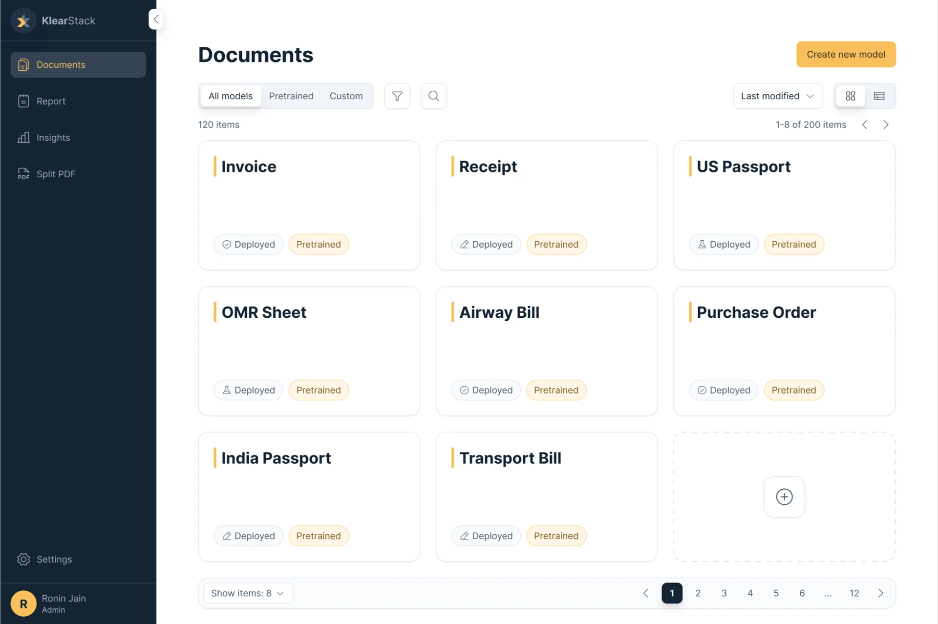 KlearStack Document AI Platform overview