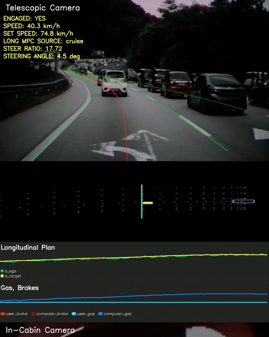 KommuAssist 2 demonstrating road understanding features
