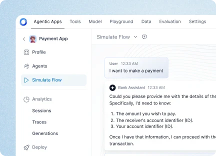 Kore.ai product interface overview