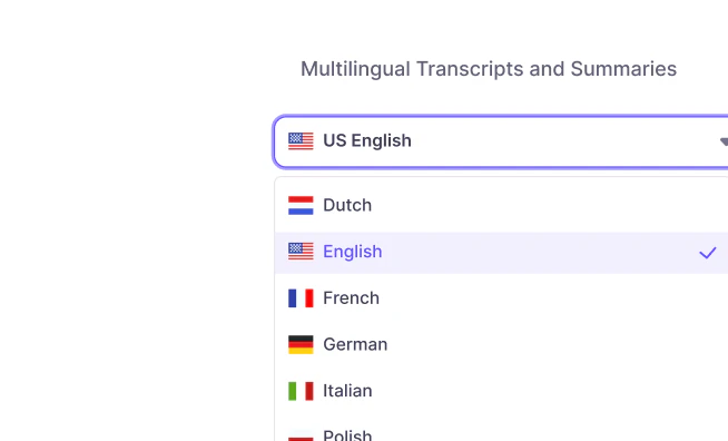 Krisp AI Multilingual Meeting Support scenario