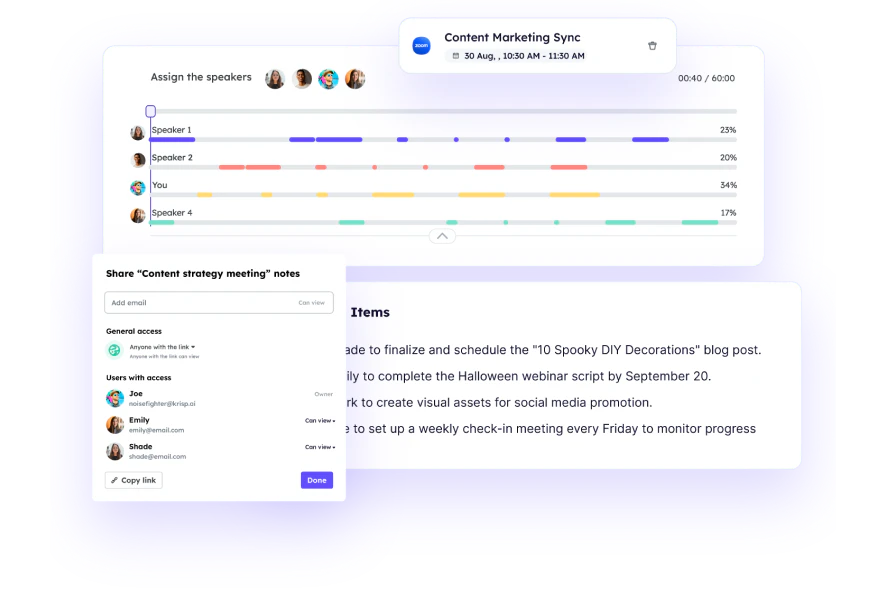 Krisp collaboration features
