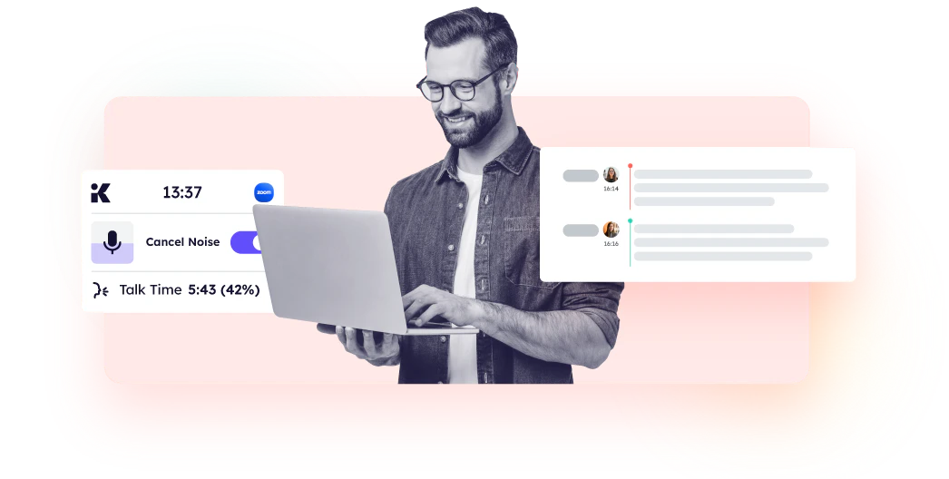 Krisp users in a meeting