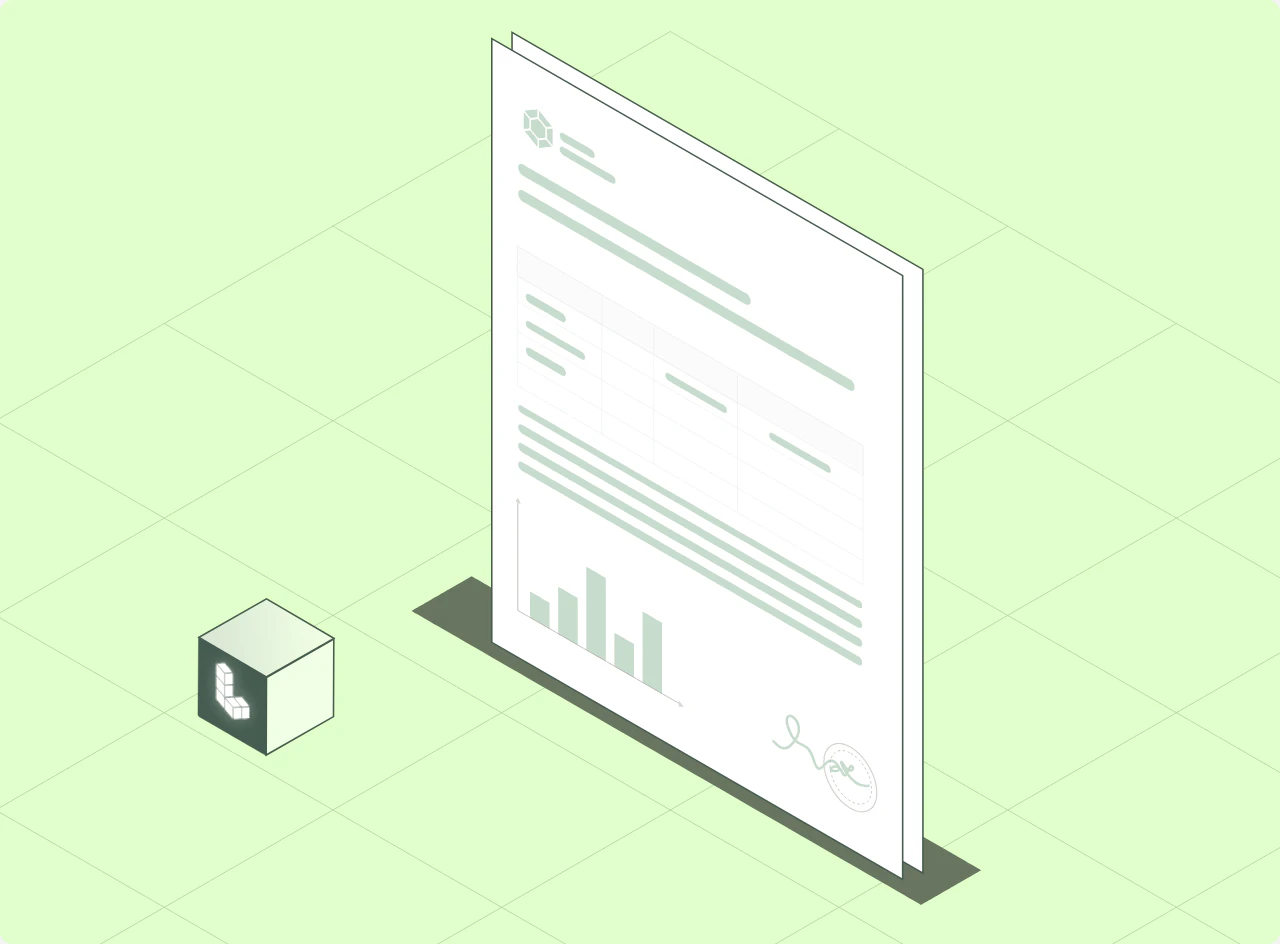 Landing Ai usage step screenshot showing document parsing process