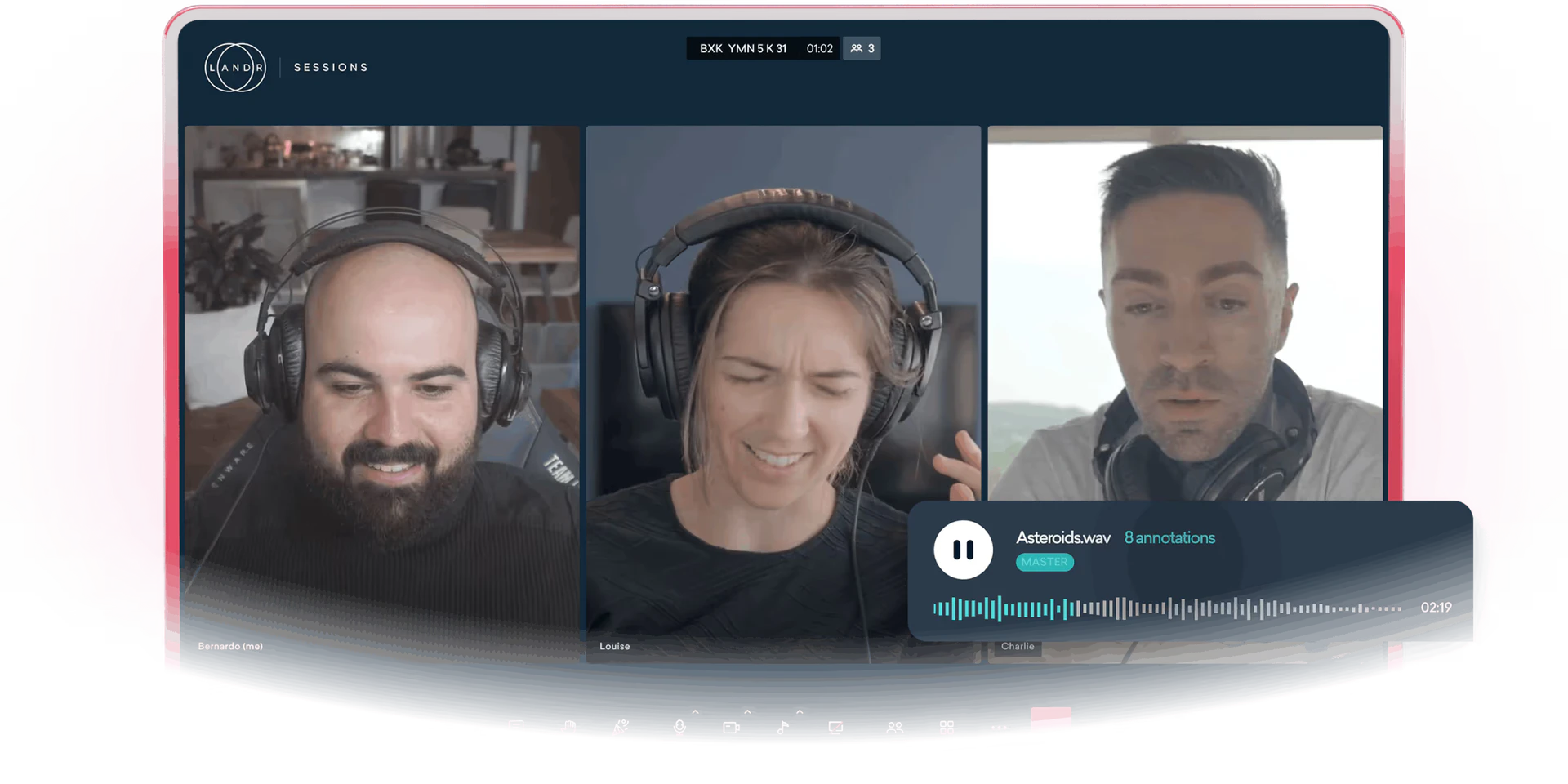 LANDR user scenario image