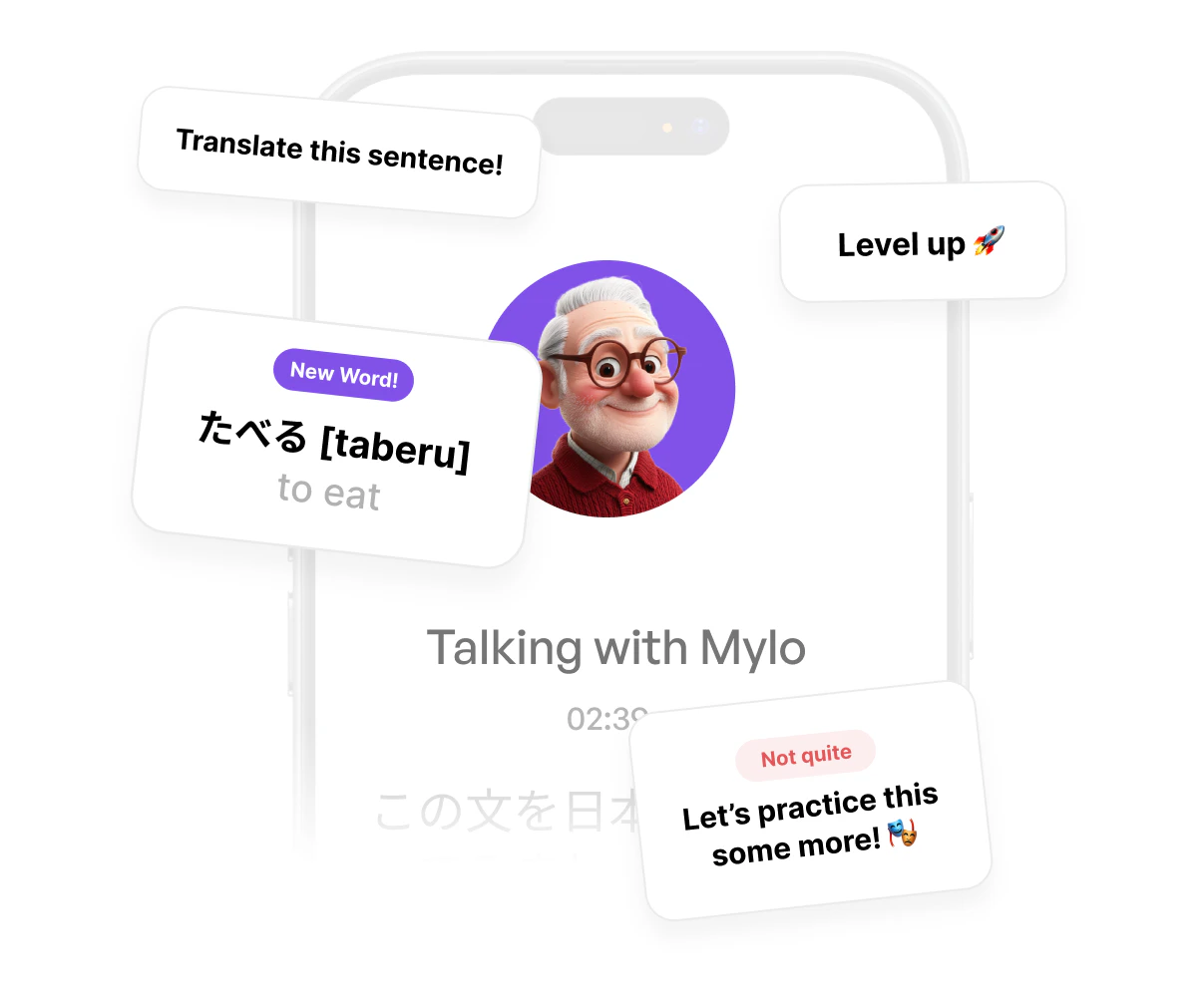 Langotalk conversation practice screenshot