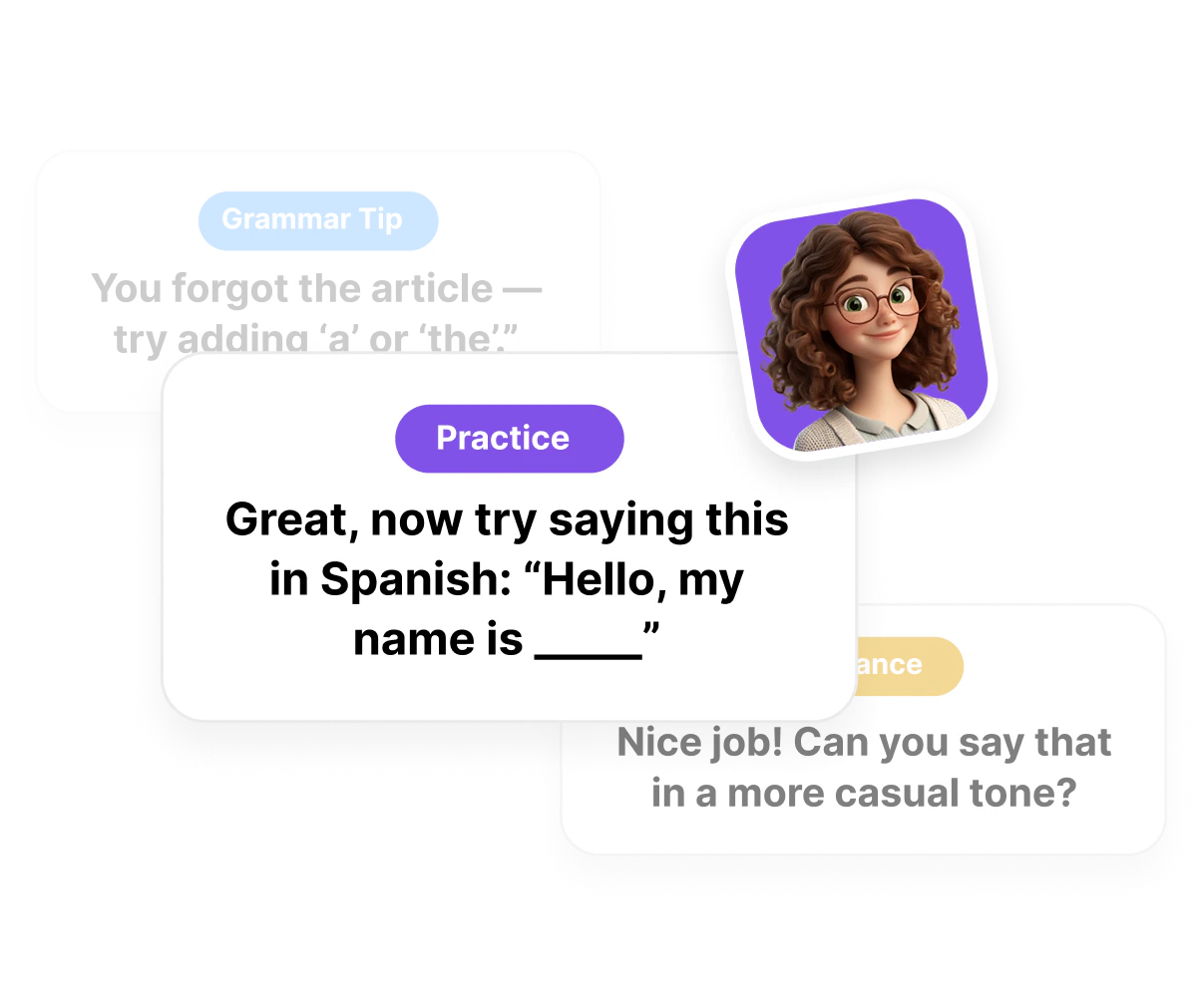 Langotalk zero pressure speaking environment