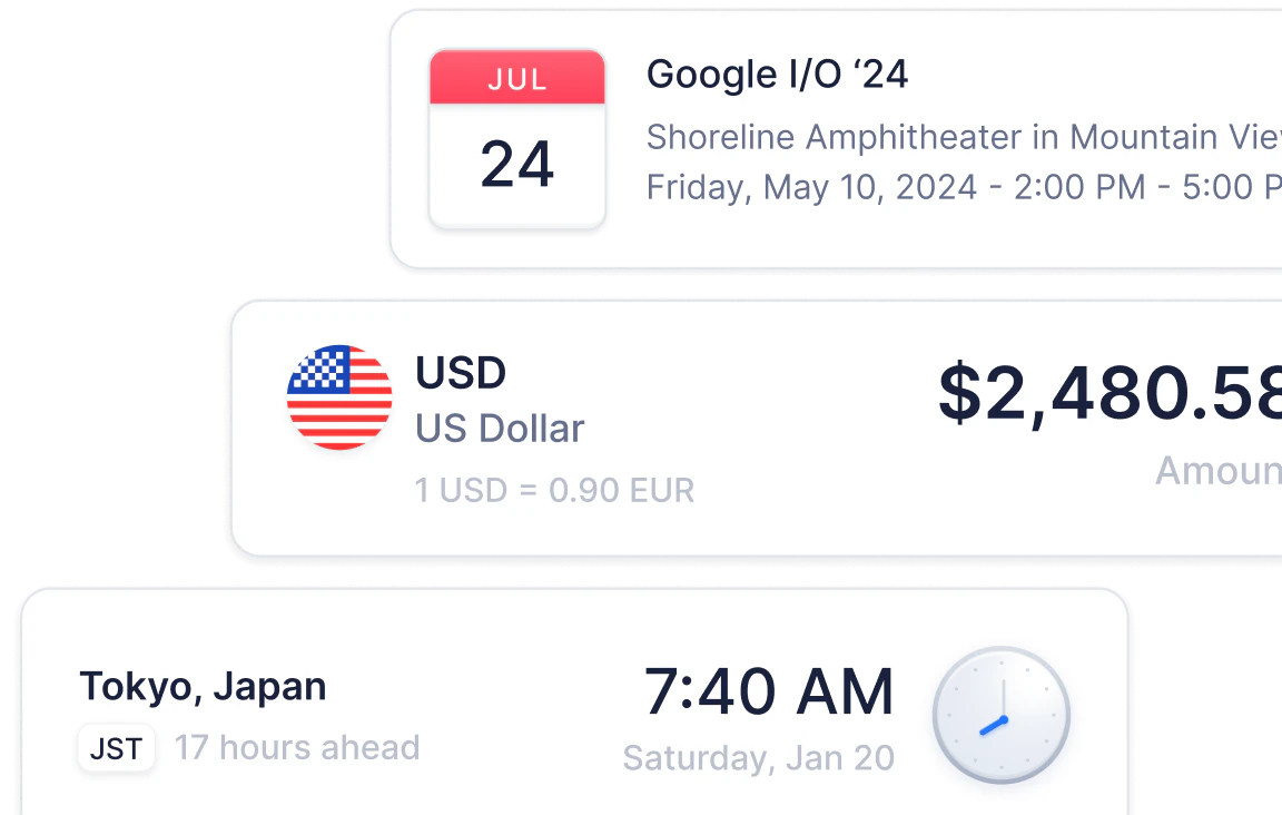 LanguageGUI conversational UI widgets