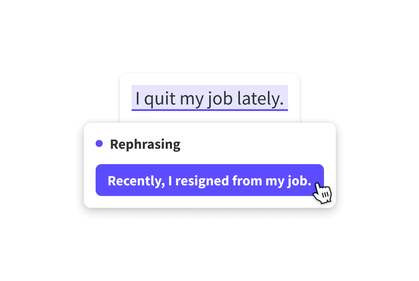 LanguageTool paraphrasing tool demonstration
