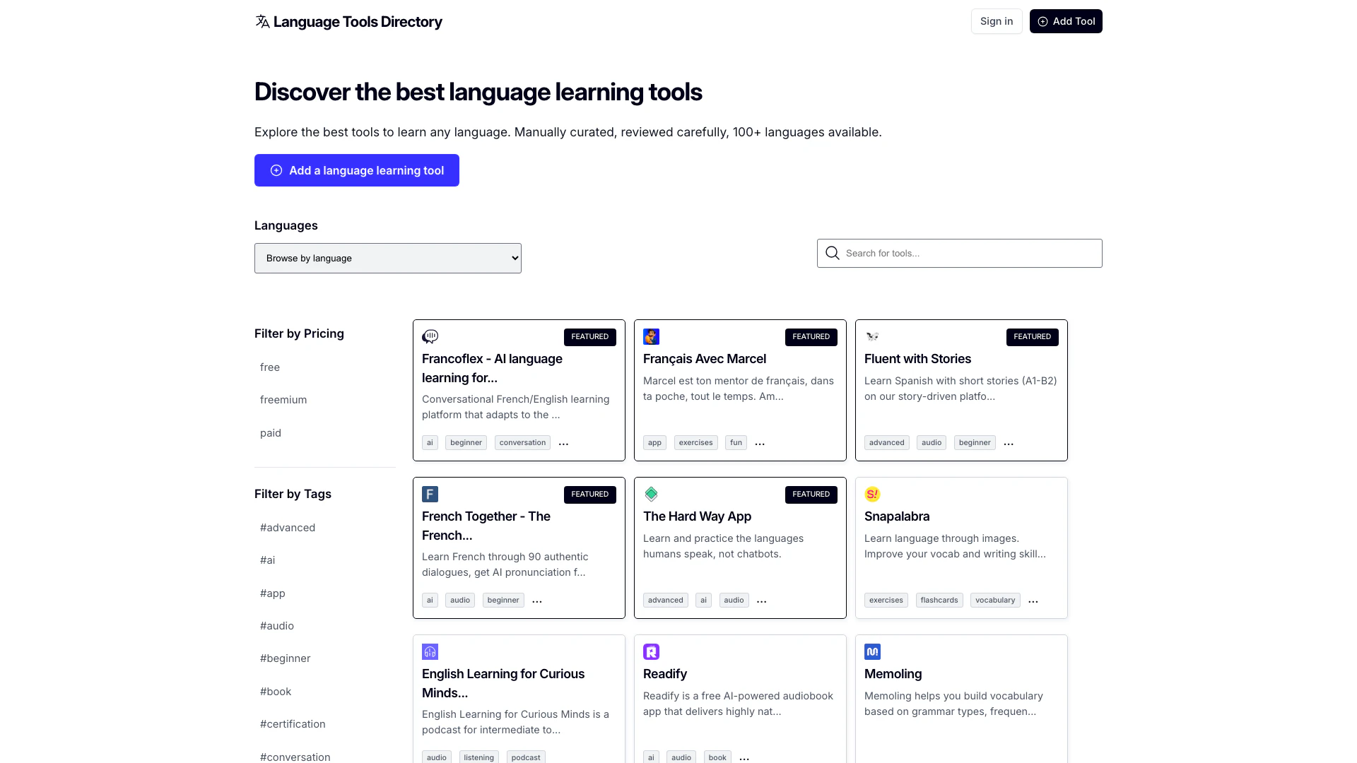 Languagetools screenshot