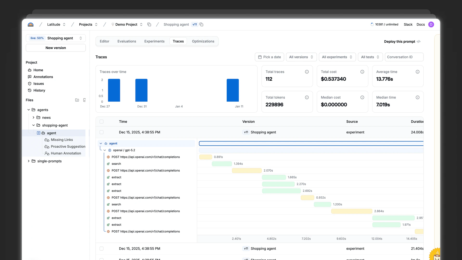 Latitude product overview and interface