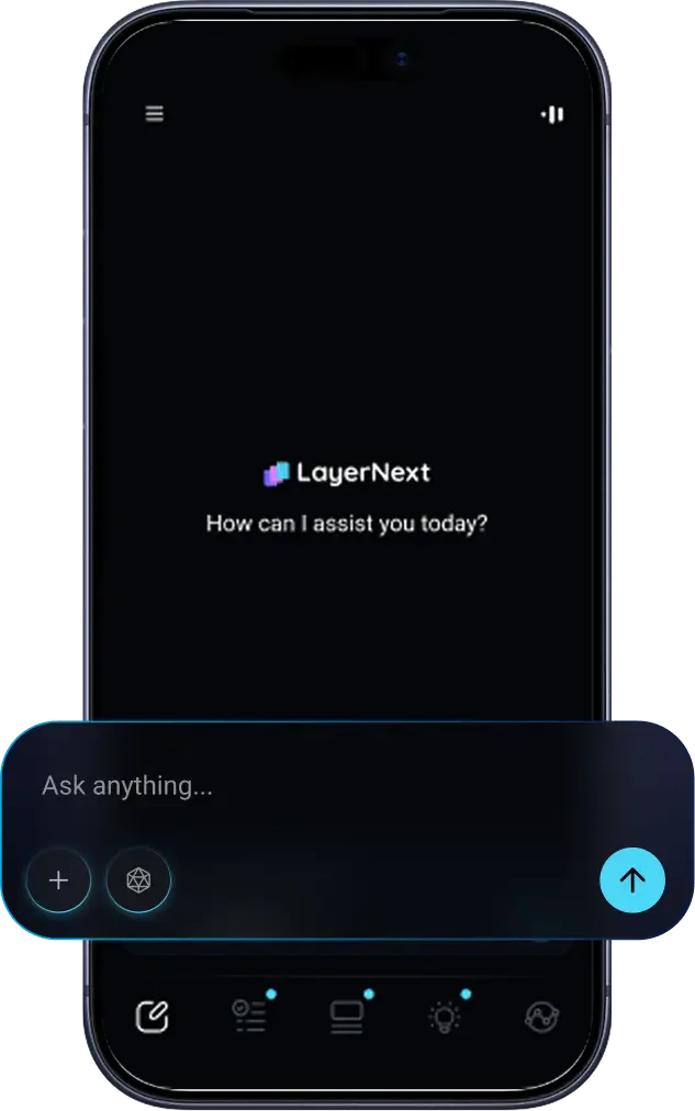 Layernextai mobile application
