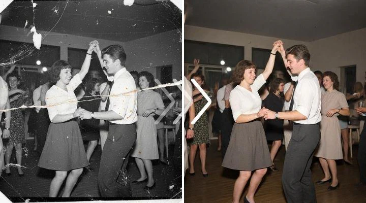 LetsEnhance use case for vintage photo restoration