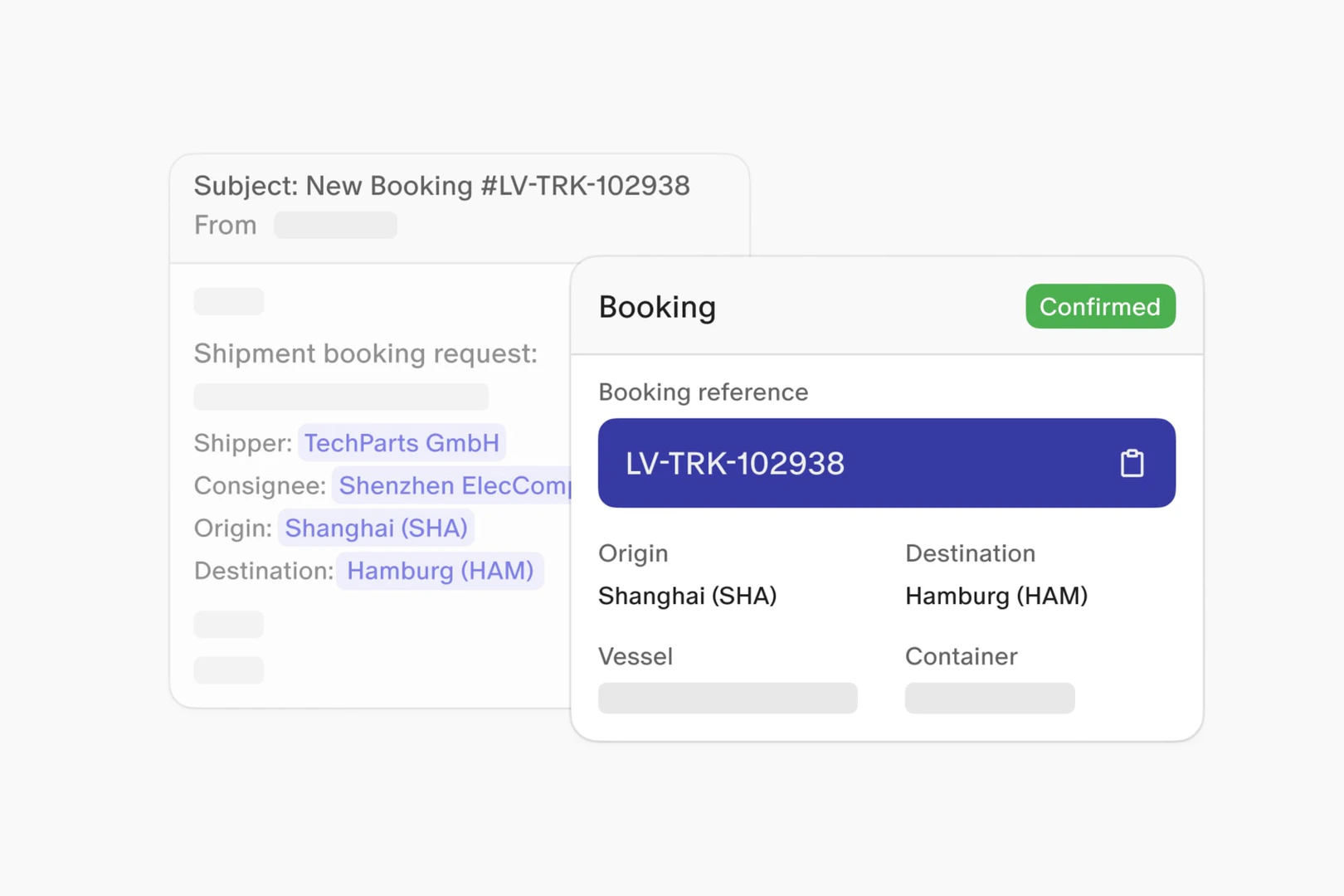 Levity use case example for bookings