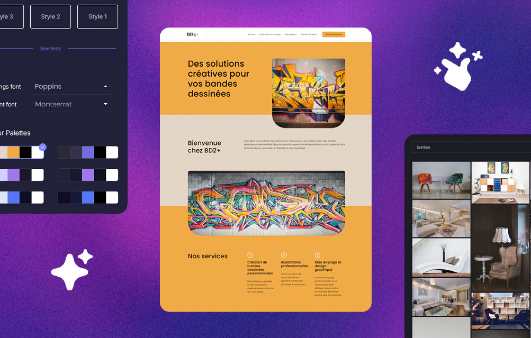Limecube drag and drop interface