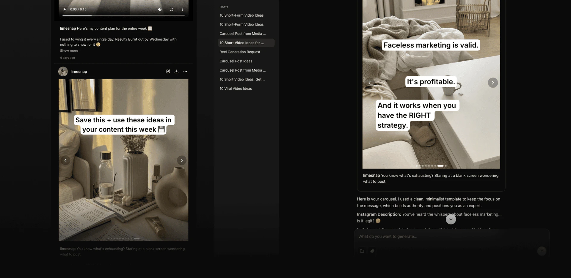 No more switching tools with Limesnap