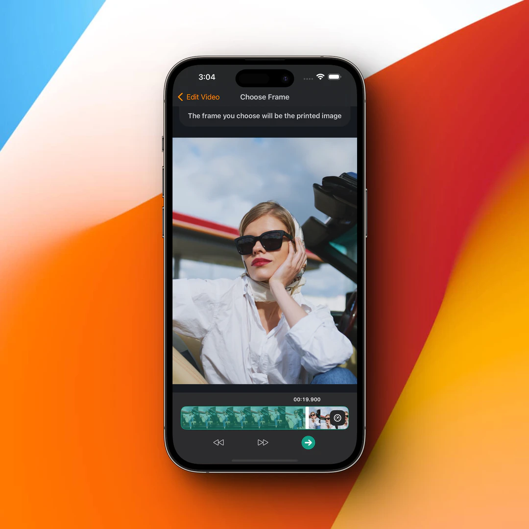 Limory frame selection step