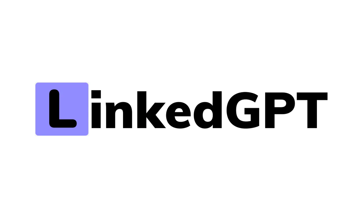 Linkedgpt - Extension Chrome website screenshot showing Présentation de ChatGPT pour LinkedIn – ... interface and features