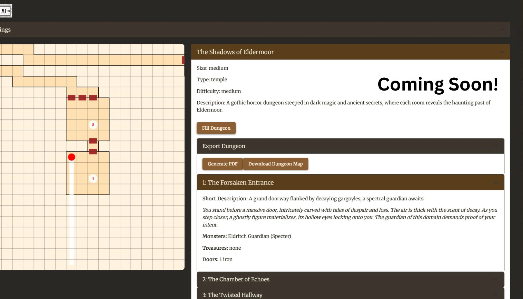 LitRPG Adventures dungeon generator screenshot