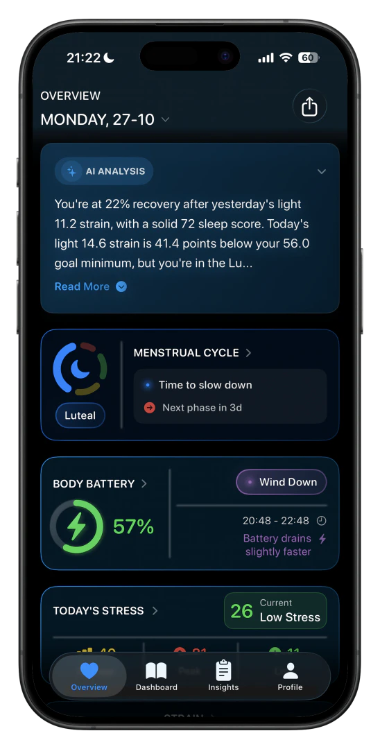 Livity app product interface overview