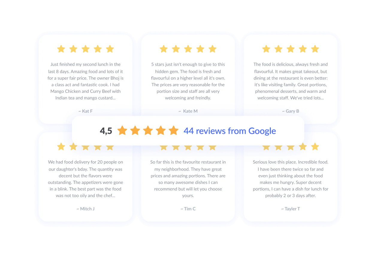 Localo use case example showcasing review management