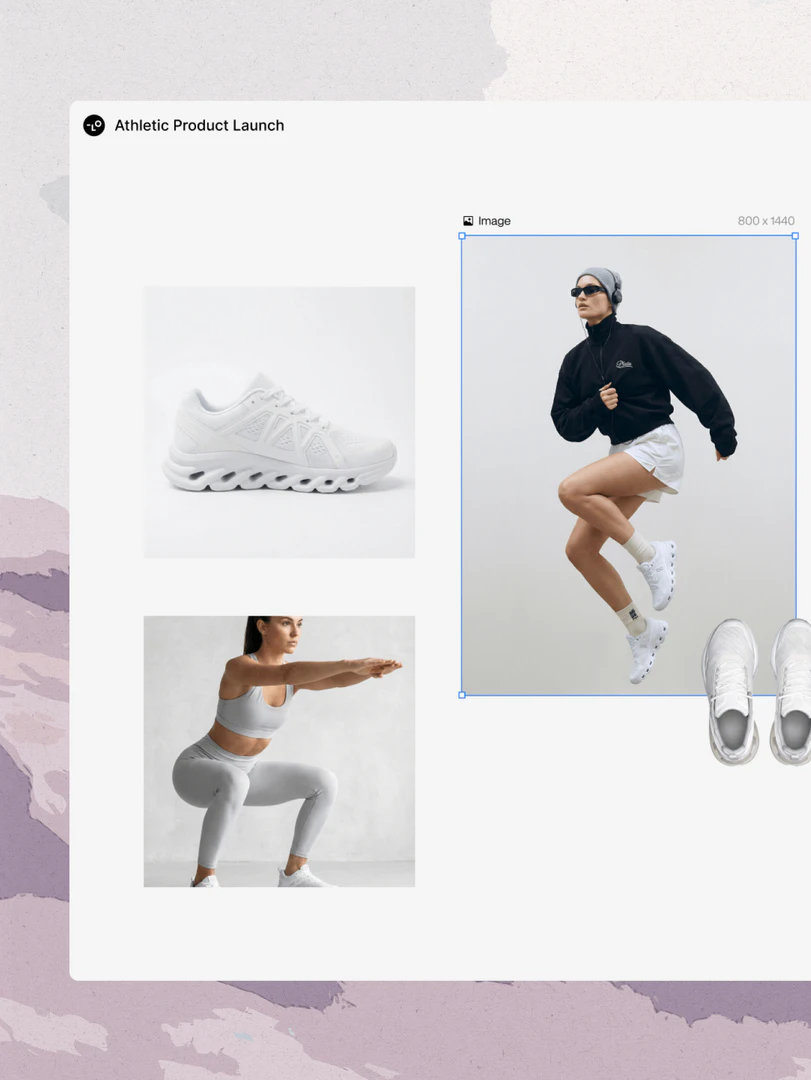 Using Lovartai for athletic product launch design