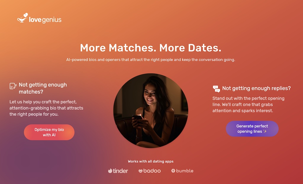 Lovegenius screenshot