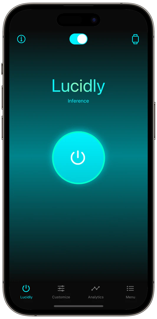 Lucidly app overview on iPhone